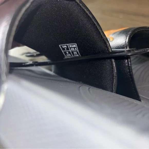 Puma Gray and Orange Sporty Slide Sandals - Picture 5 of 7